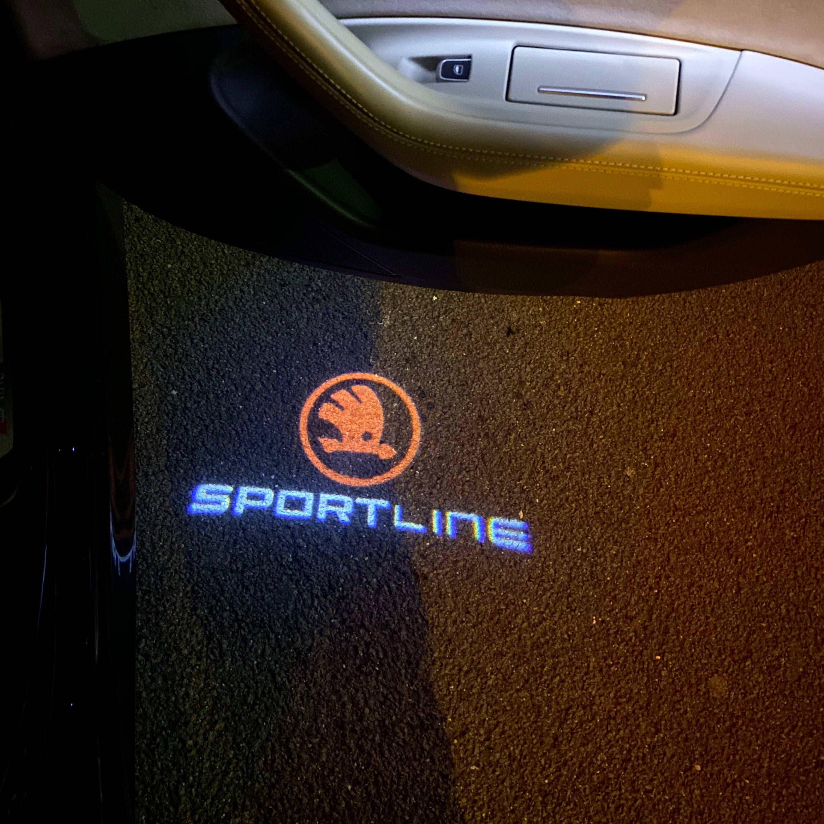 SPORT LINE LOGO PROJECTOT LIGHTS Nr.05 (quantità 1 = 2 Logo Film / 2 luci porta)