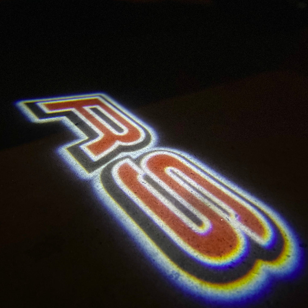 AUDI LOGO PROJECTOT LIGHTS Nr.19 (quantité 1 = 2 Logo Films /2 feux de porte)