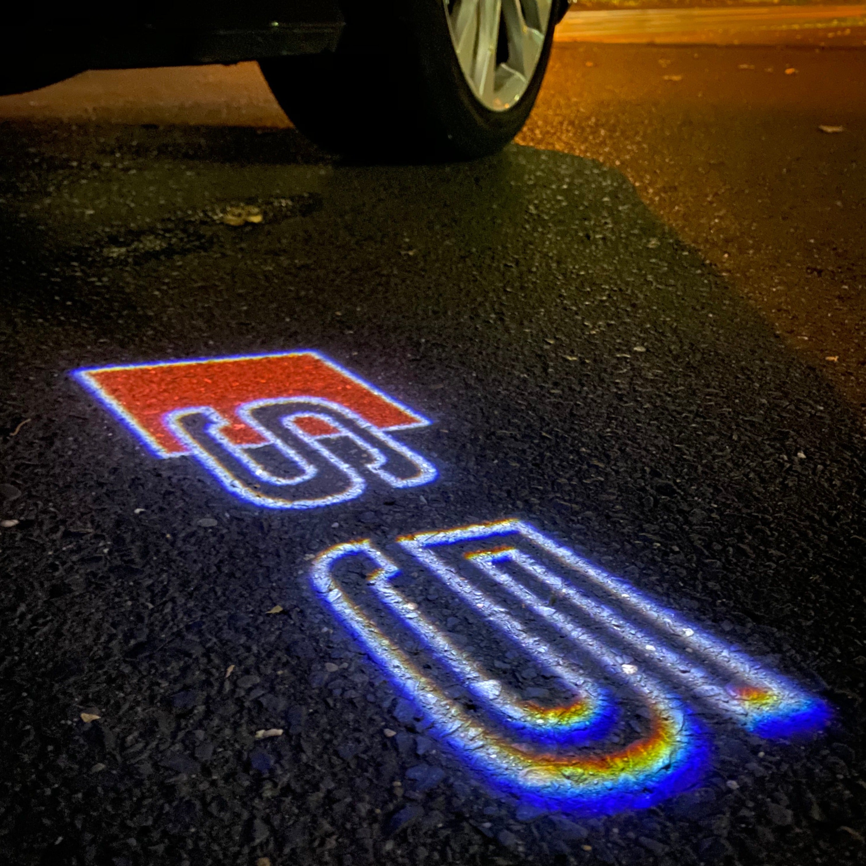 S5 LOGO PROJECTOT LIGHTS Nr.19 (Menge 1 = 2 Logofilme /2 Türleuchten)