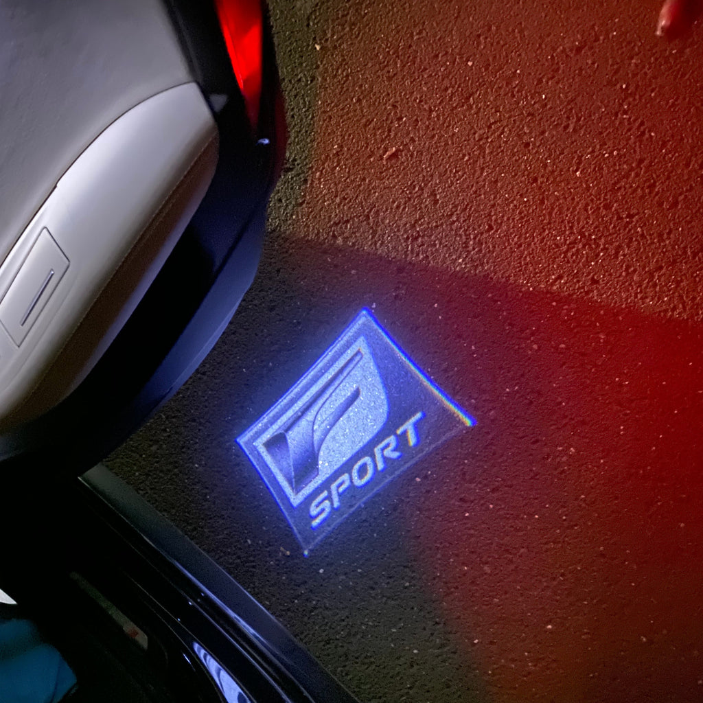RC F LOGO PROJECROTR LIGHTS Nr.02 (Menge 1 = 1 Sets/2 Türleuchten)