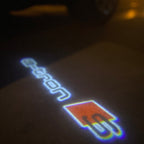 AUDI LOGO PROJECTOT LIGHTS Nr.19 (quantité 1 = 2 Logo Films /2 feux de porte)