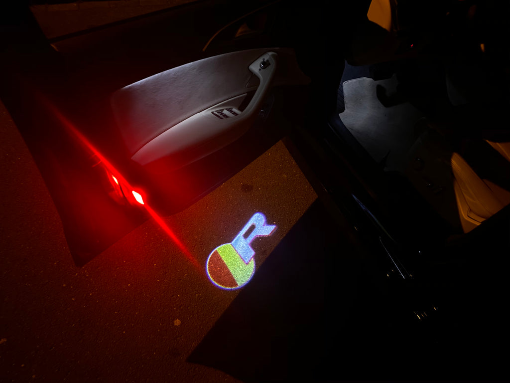 JAGUAR R LOGO PROJECROTR LIGHTS Nr.63  (quantity 1 = 1 sets/2 door lights)