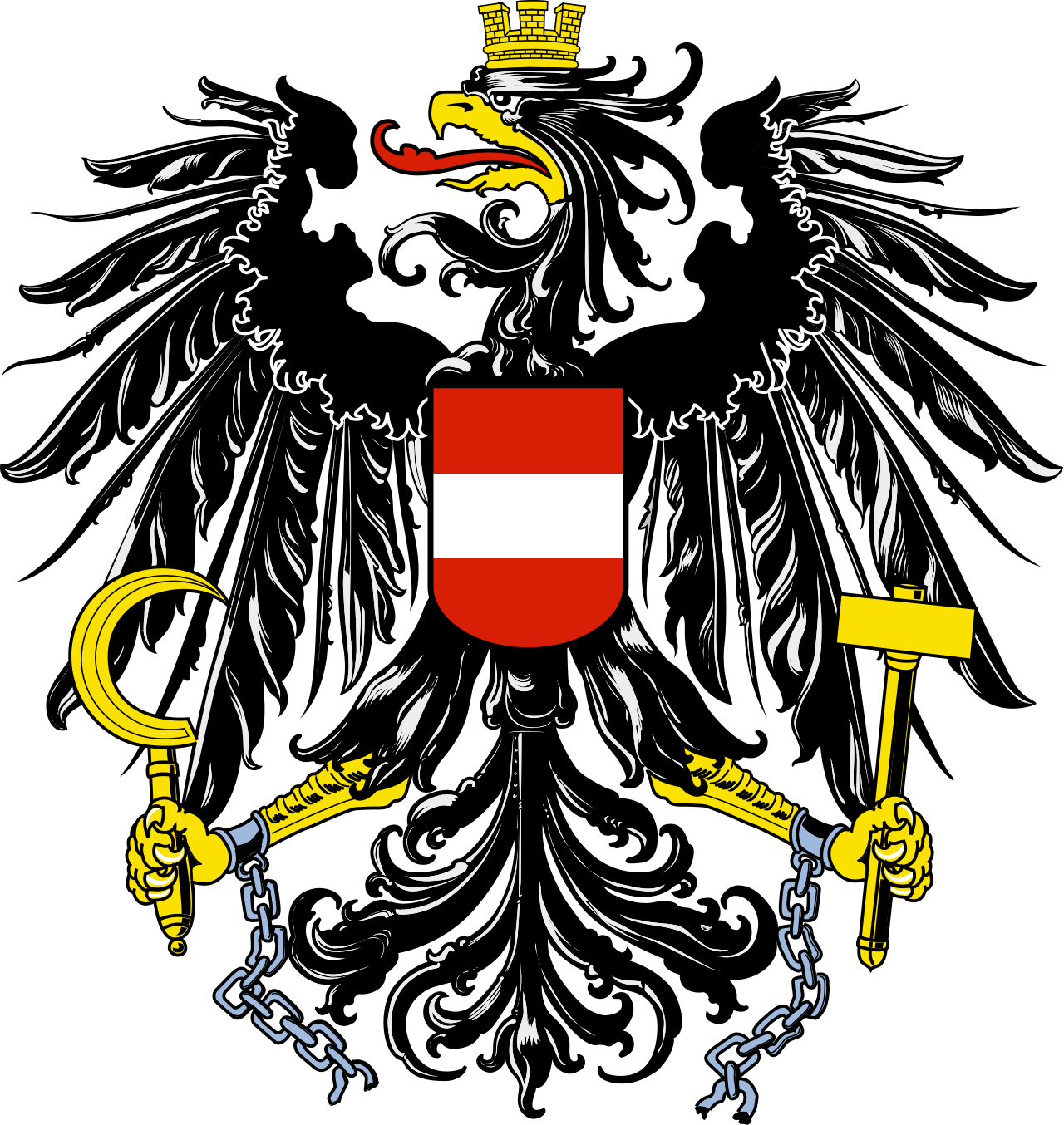 Österreich National Flag Logo (Anzahl 1 = 1 Sätze / 2 Logo Film / Kann Lichter anderer Logos ersetzen)