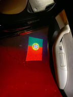 Logo der Nationalflagge (Menge 1 = 1 Sets / 2 Logofolie / Kann Lichter ersetzen andere Logos)