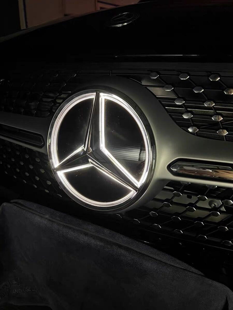MERCEDES BENZ  Front Grill Logo LED with dznamic indicator
