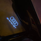 AUDI LOGO PROJECTOT LIGHTS Nr.19 (quantité 1 = 2 Logo Films /2 feux de porte)
