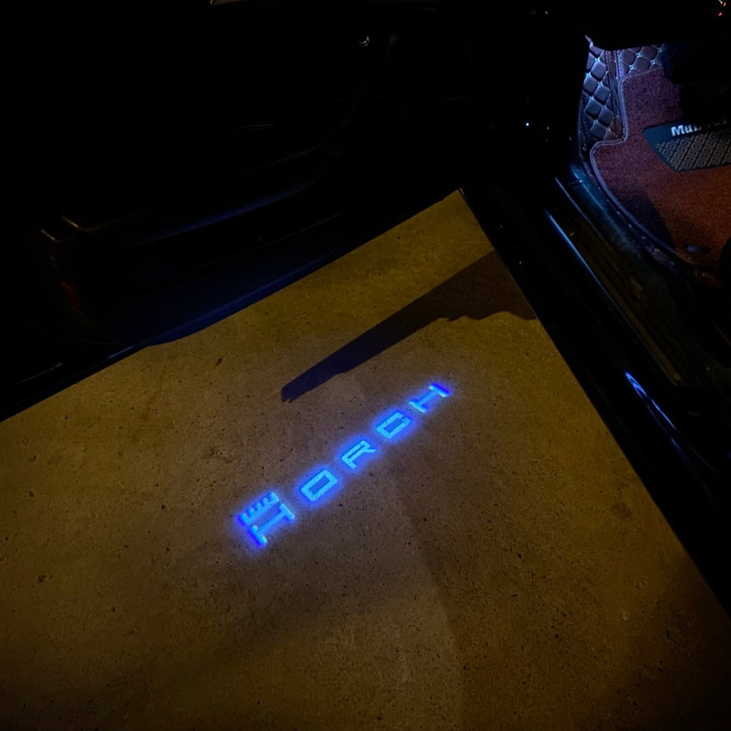AUDI LOGO PROJECTOT LIGHTS Nr.19 (quantité 1 = 2 Logo Films /2 feux de porte)