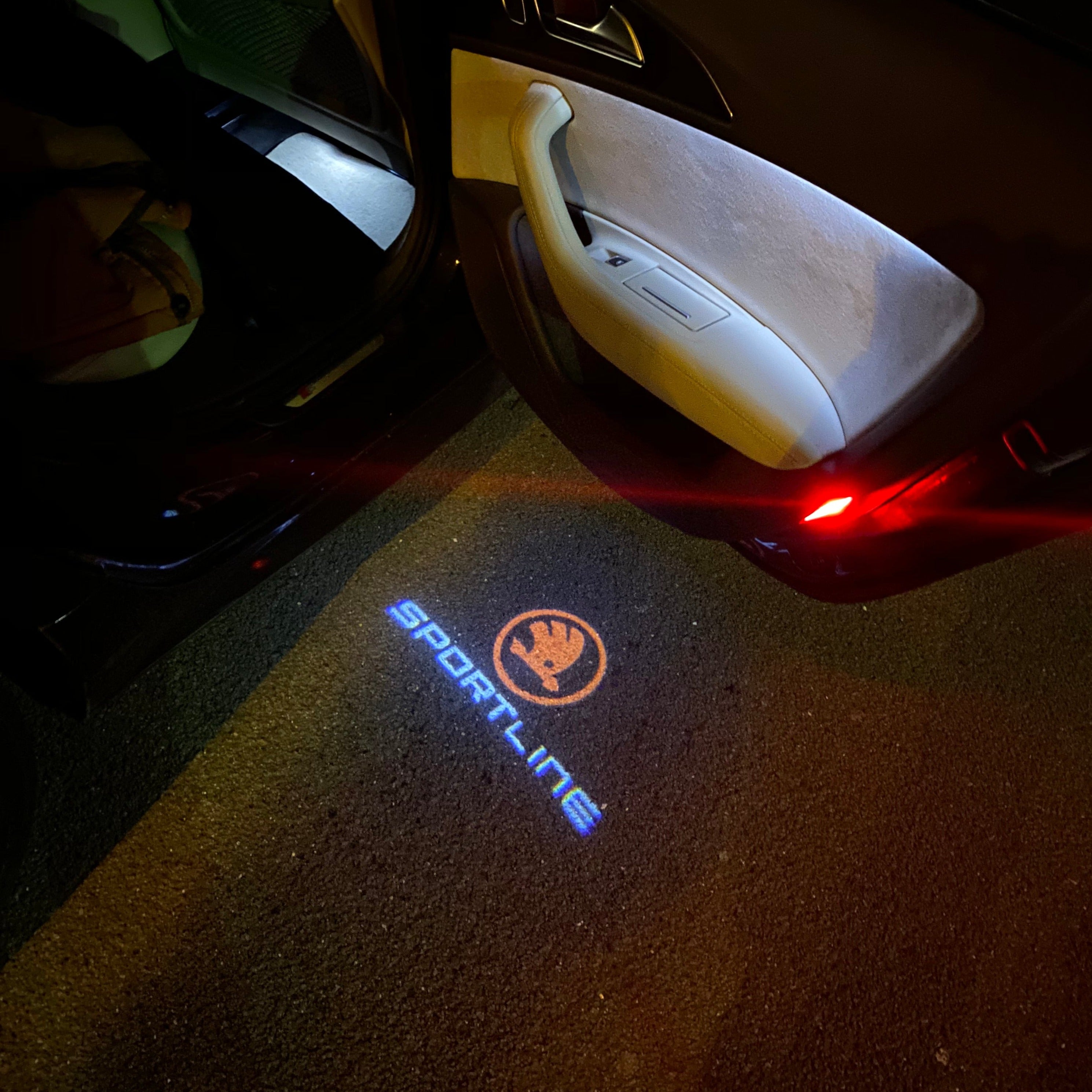 SPORT LINE LOGO PROJECTOT LIGHTS Nr.05 (quantità 1 = 2 Logo Film / 2 luci porta)