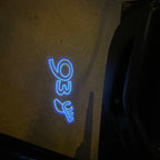 SAAB 93 LOGO PROJECROTR LIGHTS Nr.2516  (quantity 1 = 1 sets/2 door lights)