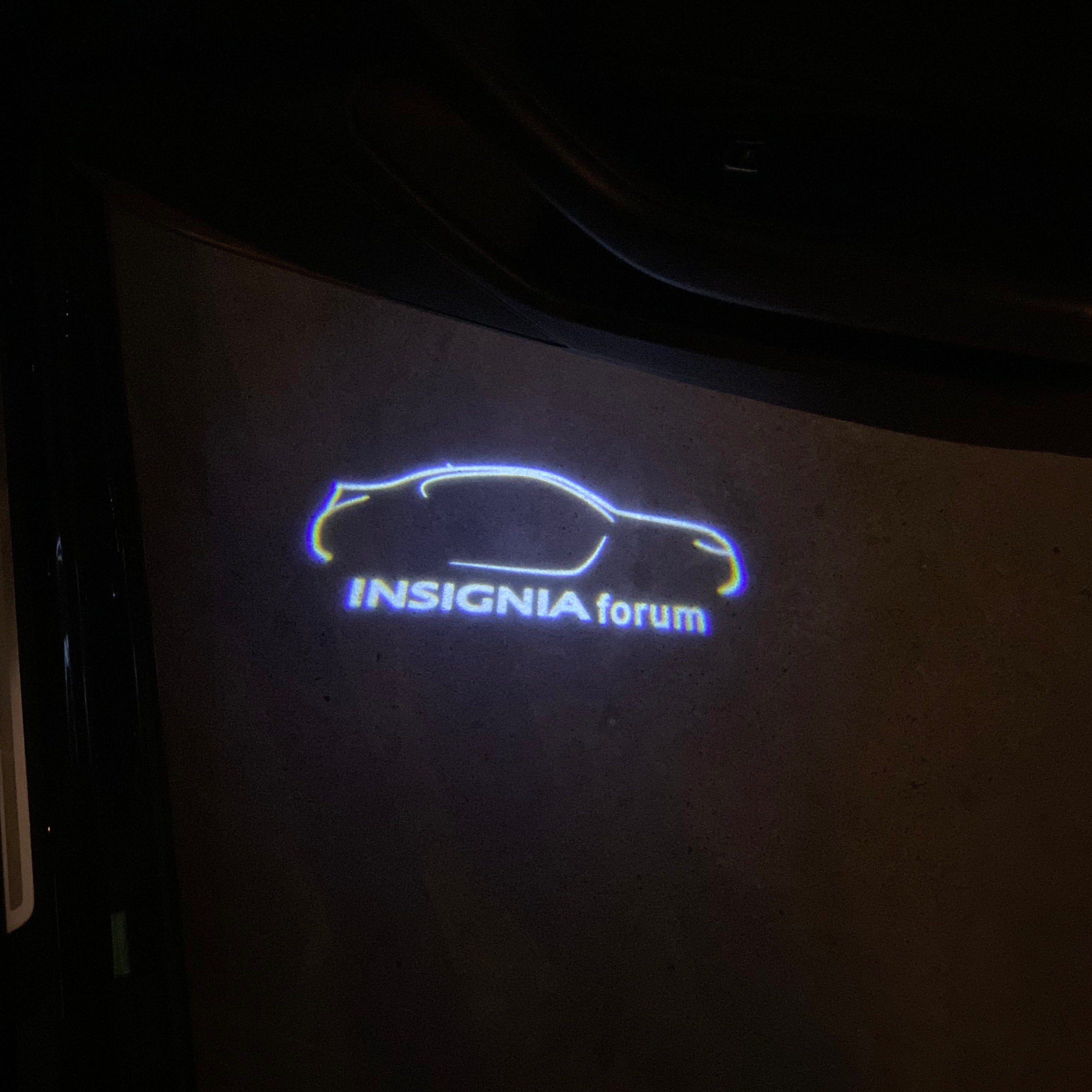 Opel Insignia Original  LOGO PROJECROTR LIGHTS Nr.1416 (quantity 1 = 1 sets/2 door lights)