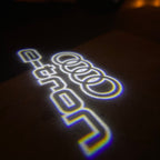 AUDI LOGO PROJECTOT LIGHTS Nr.19 (quantité 1 = 2 Logo Films /2 feux de porte)
