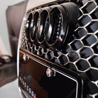 AUDI Front Grill Logo LED with dznamic indicator original color  28.8CM