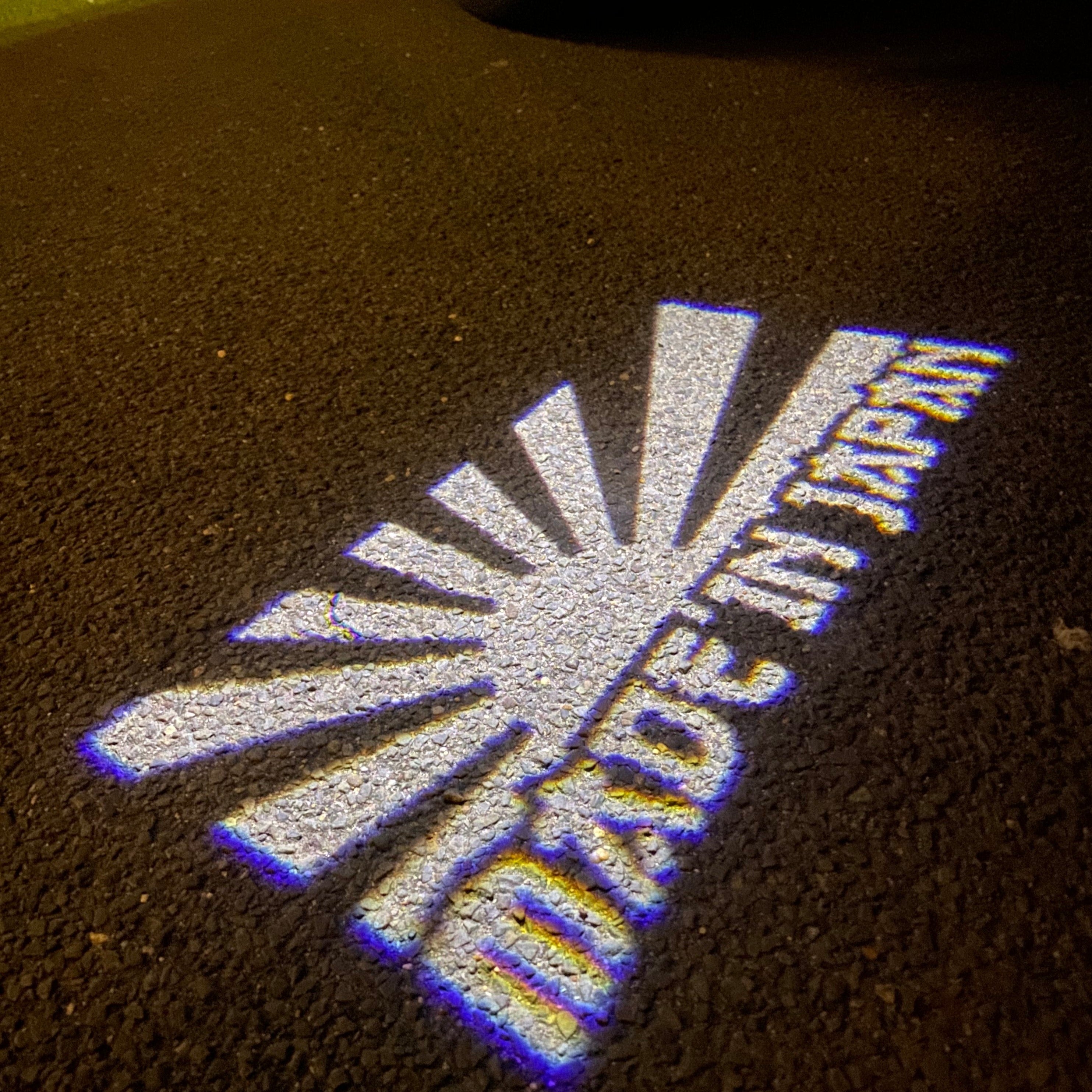 JDM LOGO PROJECTOT LIGHTS Nr.26 (quantity 1 = 1 sets/2 door lights)