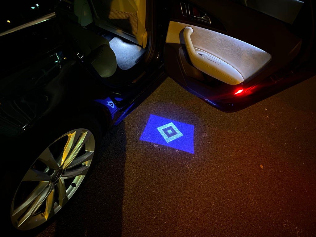Football CLUB HSV Hamburg Logo Nr.258  (quantity 1 = 2 Logo Films /2 door lights）