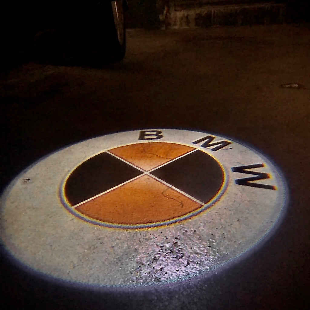 BMW LOGO PROJECTOT LIGHTS Nr.01 (cantidad 1 = 1 juego/2 luces de puerta)