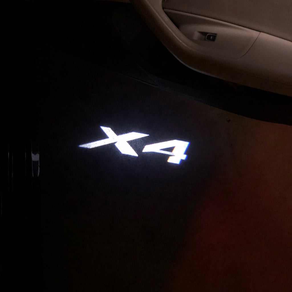 BMW X4 LOGO PROJECTOT LIGHTS Nr.26 (quantité 1 = 1 ensemble/2 feux de porte)