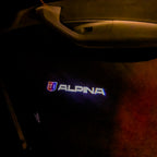 BMW logo projecteur no 06 (qty 1 = 1 set / 2 Door Lights)