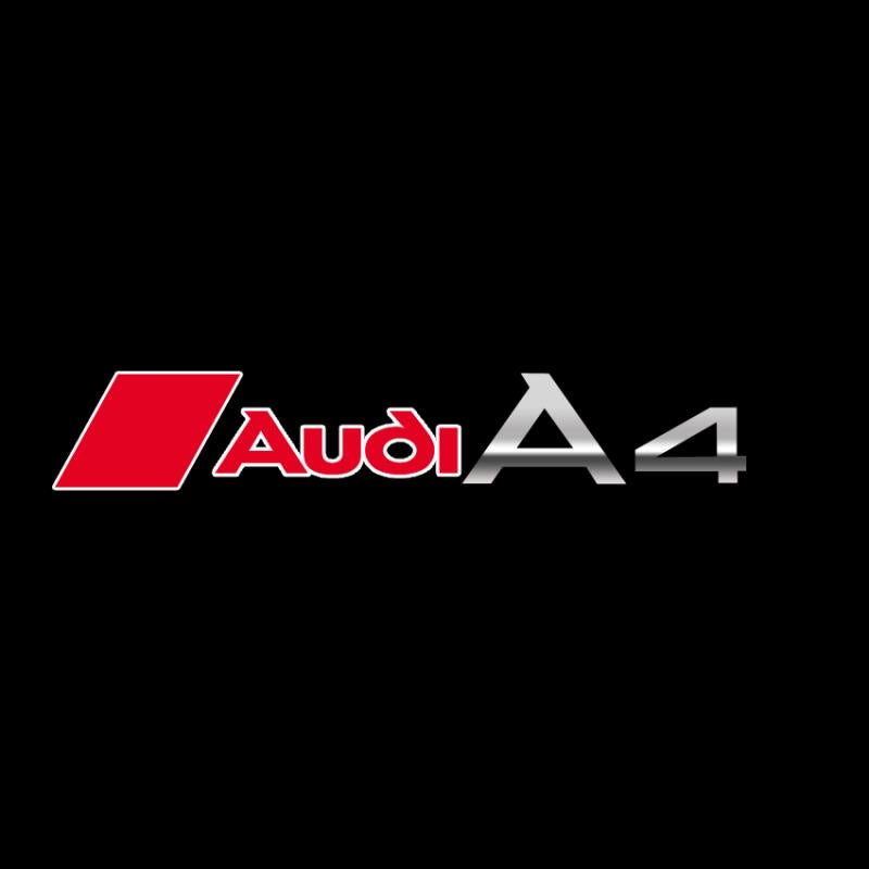 AUDI LOGO PROJECTOT LIGHTS Nr.39 (Menge 1 = 2 Logofolien /2 Türleuchten)