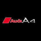 AUDI LOGO PROJECTOT LIGHTS Nr.39 (Menge 1 = 2 Logofolien /2 Türleuchten)