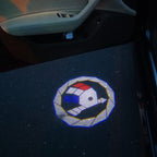 SKODA LOGO PROJECTOT LIGHTS Nr.15 (quantità 1 = 2 Logo Film / 2 luci porta)