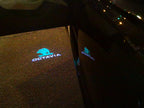 LUCI PROIETTORI LOGO SKODA Nr.78 (quantità 1 = 2 Logo Film / 2 luci porta)