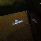 SKODA KAROQ LOGO LUCI Nr.110 (quantità 1 = 2 Logo Film / 2 luci porta)