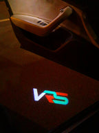 SKODA VRS LOGO PROJECTOT LIGHTS Nr.26 (quantity  1 =  2 Logo Film /  2 door lights)