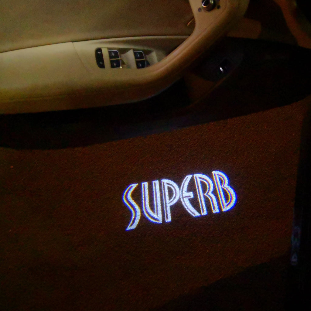 SKODA LOGO PROJECT LIGHTS Nr.90 (quantità 1= 2 Logo Film / 2 porte luci)