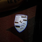 PORSCHE Original LOGO PROJECTOR LIGHTS Nr.06 (Menge 1 = 2 Logo Film / 2 Türlichter)