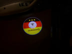 ALEMANIA Football CLUB Logo Nr.255 (cantidad 1 = 2 Logo Films / 2 luces de puerta）