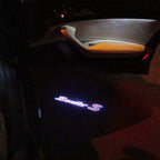 PORSCHE Boxster S LOGO PROJECTOT LIGHTS Nr.17 (quantità 1 = 2 Logo Film / 2 luci porta)