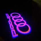 LAMPES DE PROJECTEUR AUDI LOGO Nr.153 (quantité 1 = 2 Films Logo / 2 lumières de porte)
