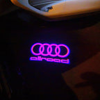 LAMPES DE PROJECTEUR AUDI LOGO Nr.153 (quantité 1 = 2 Films Logo / 2 lumières de porte)