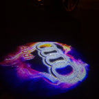 AUDI LOGO PROJECTOT LIGHTS Nr.20 (Menge 1 = 2 Logofolien /2 Türleuchten)