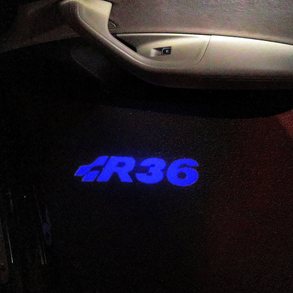 Volkswagen Türlichter R36 Logo Nr. 38(Menge 1 = 2 Logo Film / 2 Türlichter)