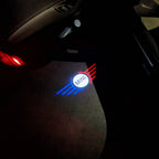 MINI ORIGINAL LOGO PROJECROTR LIGHTS  (quantity  1 =  2 Logo Film /  2 door lights)  Nr.mini001