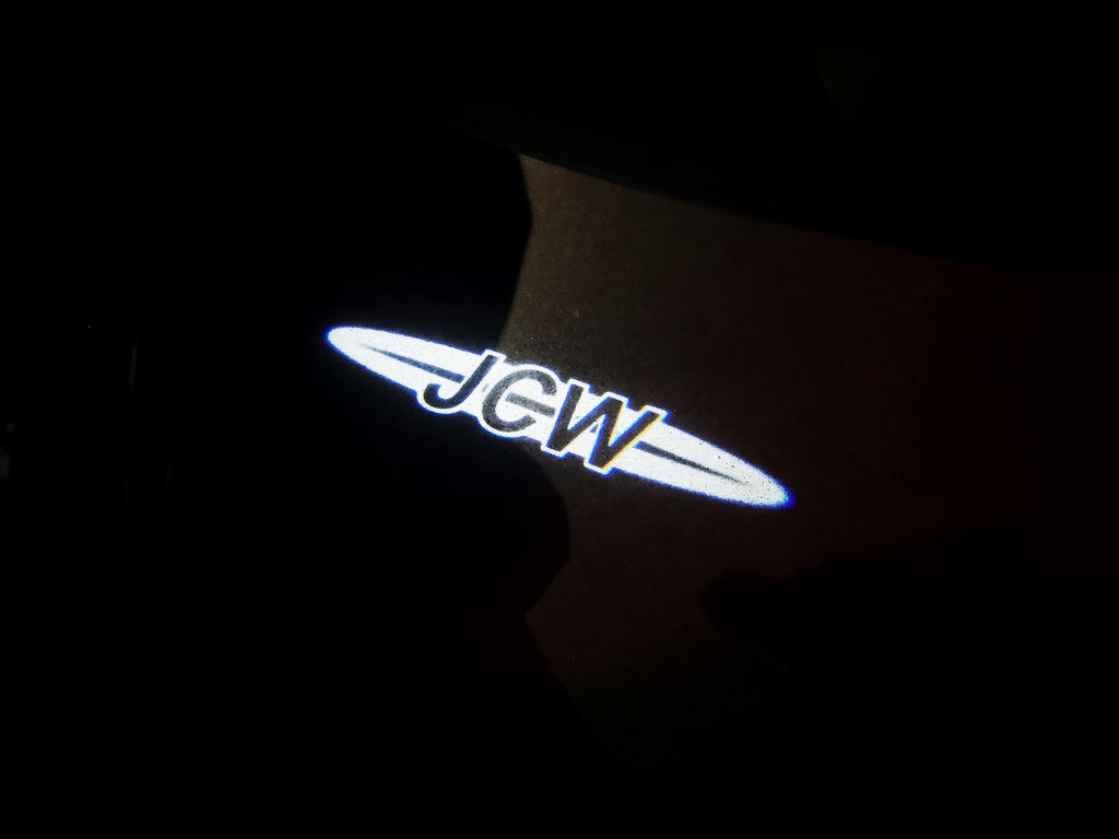 JOHN COOPER WORKS LOGO PROJECROTR LIGHTS Nr.114 (cantidad 1 = 2 logo película / 2 luces de puerta)