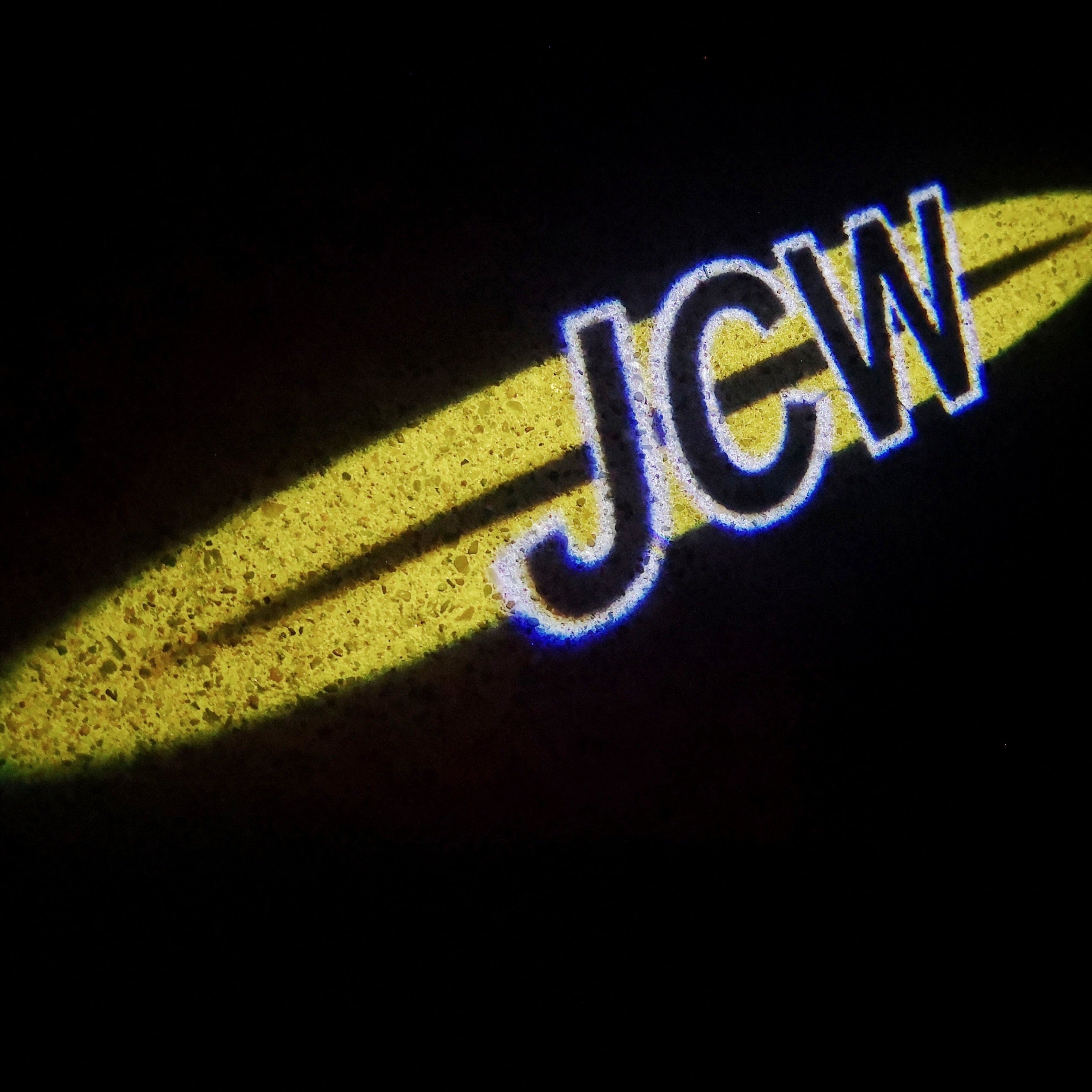 JOHN COOPER WORKS LOGO PROJECROTR LIGHTS Nr.117 (cantidad 1 = 2 logo película / 2 luces de puerta)