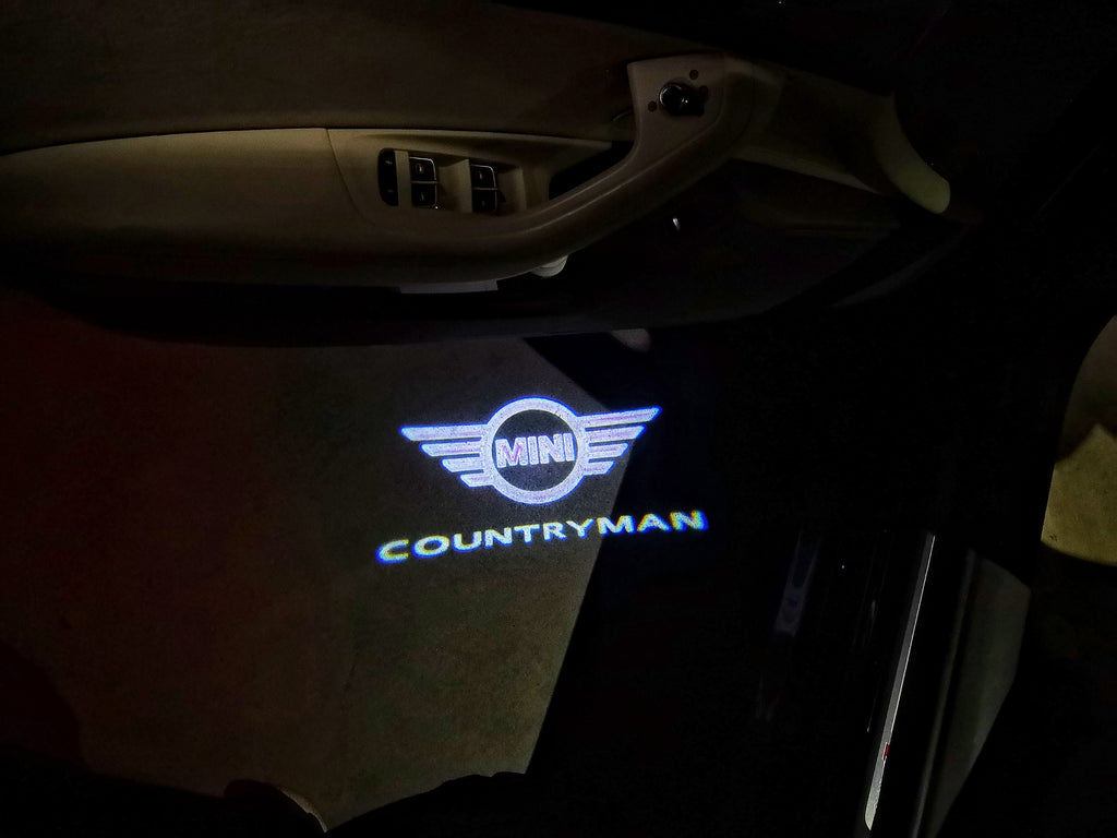 Mini countryman logo Project LAMP No. 147 (quantity 1 = 2 logo Film / 2 door LAMP)