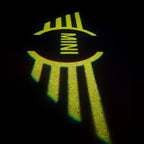MINI LOGO PROJECROTR أضواء Nr.85 (كمية 1 = 2 شعار فيلم / 2 أضواء الباب)