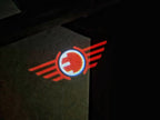 MINI ELECTRIC LOGO PROJECROTR LIGHTS Nr.99 (Menge 1 = 2 Logo Film / 2 Türleuchten)