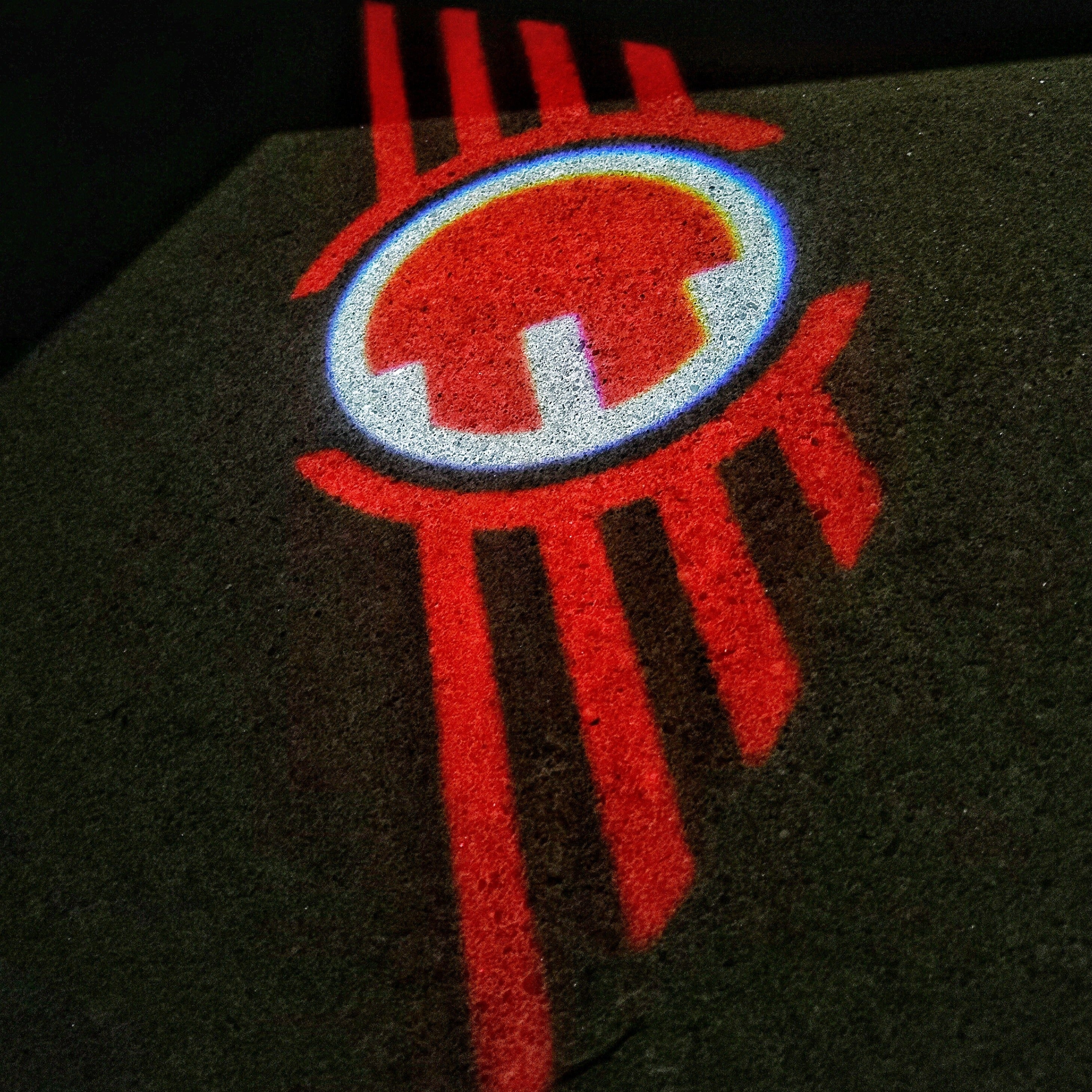 MINI ELECTRIC LOGO PROJECROTR LIGHTS Nr.99 (Menge 1 = 2 Logo Film / 2 Türleuchten)