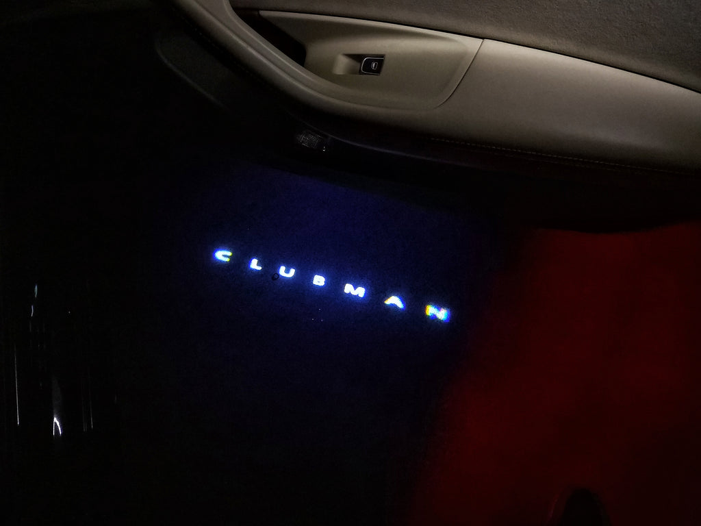 CLUBMAN LOGO PROJECTOR LIGHTS Nr.71 (Menge 1 = 2 Logo Film / 2 Türlichter)