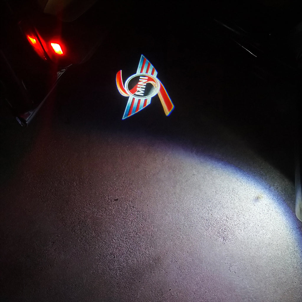 MINI S LOGO PROJECROTR LIGHTS Nr.53 (Menge 1 = 2 Logo Film / 2 Türlichter)