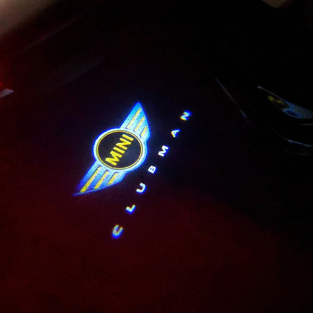 LUCI PROIETTORI LOGO MINI CLUBMAN Nr.95 (quantità 1 = 2 Logo Film / 2 luci porta)