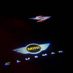 LUCI PROIETTORI LOGO MINI CLUBMAN Nr.95 (quantità 1 = 2 Logo Film / 2 luci porta)