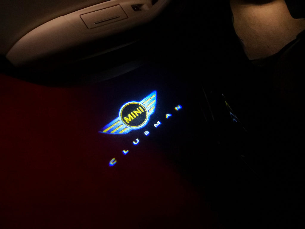 LUCI PROIETTORI LOGO MINI CLUBMAN Nr.95 (quantità 1 = 2 Logo Film / 2 luci porta)