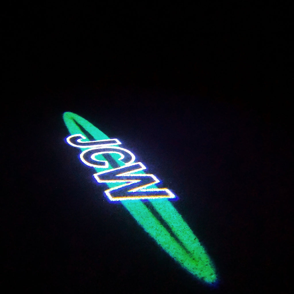 JOHN COOPER WORKS LOGO PROJECROTR LIGHTS Nr.115 (cantidad 1 = 2 logo película / 2 luces de puerta)