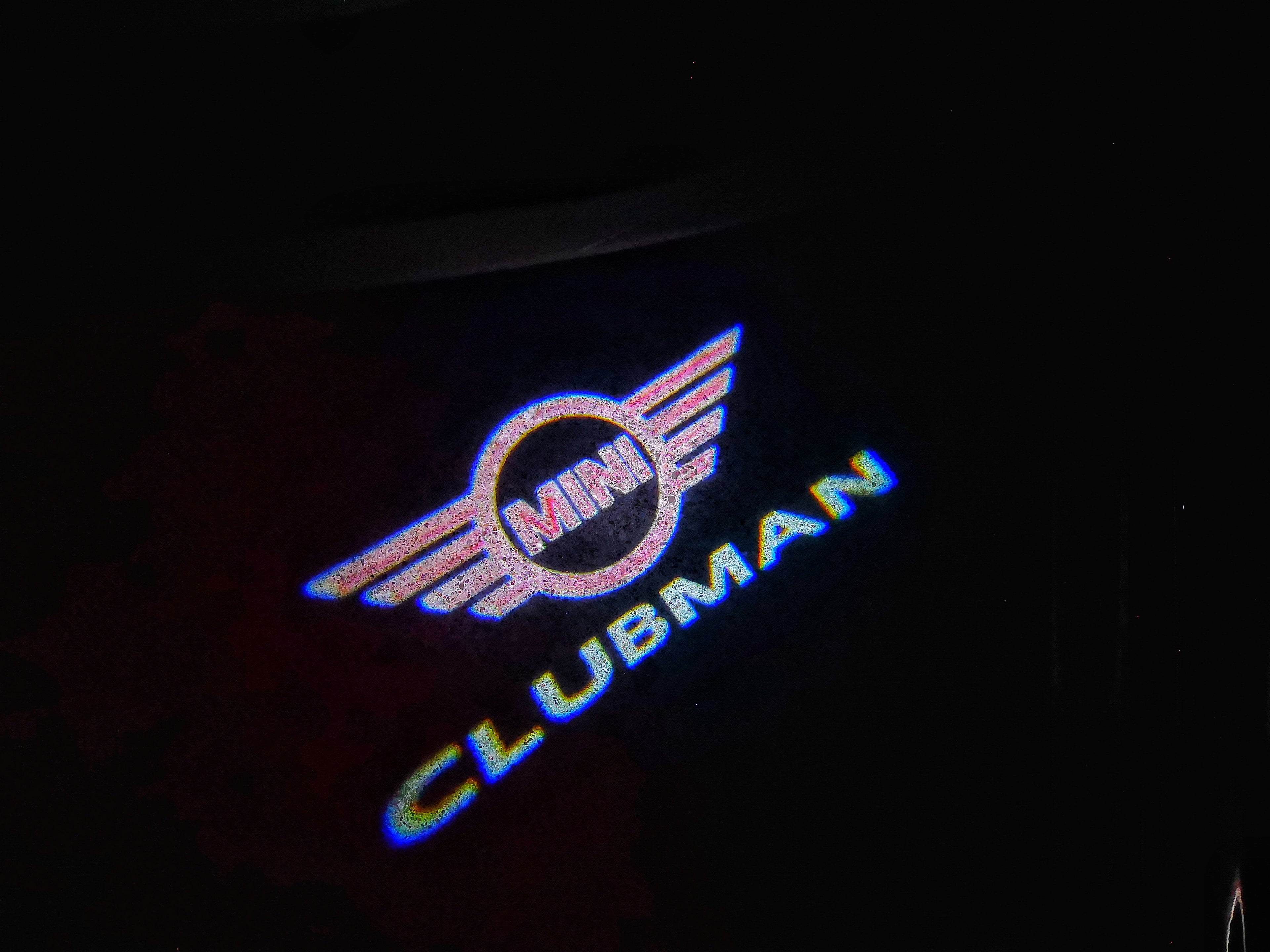 LUCI PROIETTORI LOGO CLUBMAN Nr.129 (quantità 1 = 2 Logo Film / 2 luci porta)