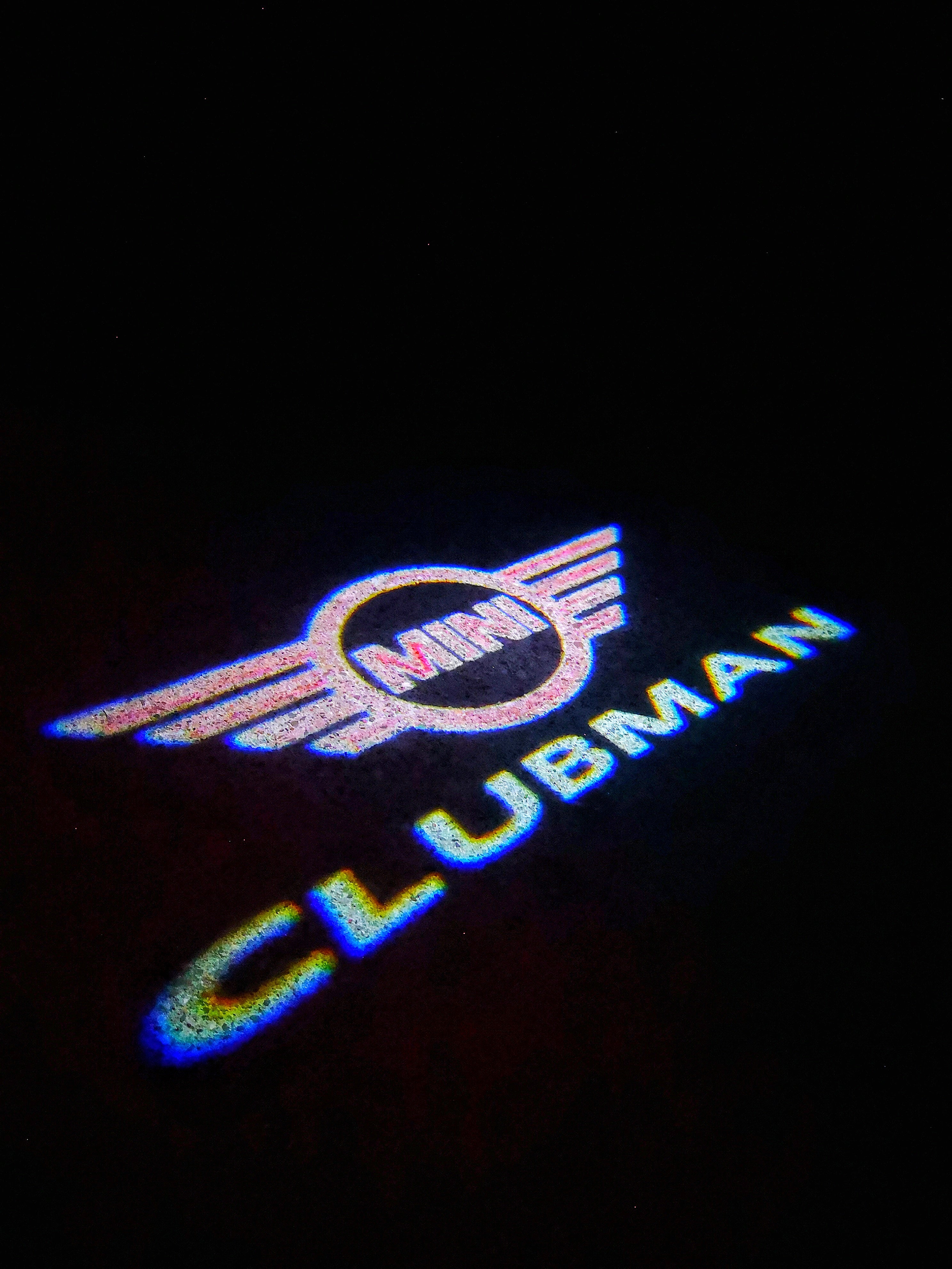 LUCI PROIETTORI LOGO CLUBMAN Nr.129 (quantità 1 = 2 Logo Film / 2 luci porta)
